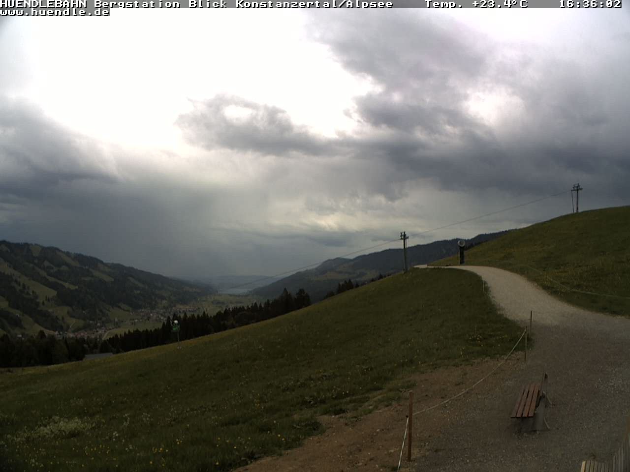 Archiv Foto Webcam Wanderweg Imbergkamm