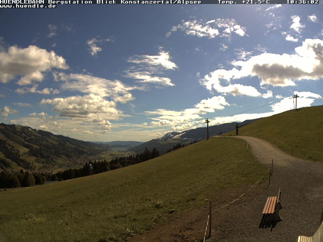 Archiv Foto Webcam Wanderweg Imbergkamm