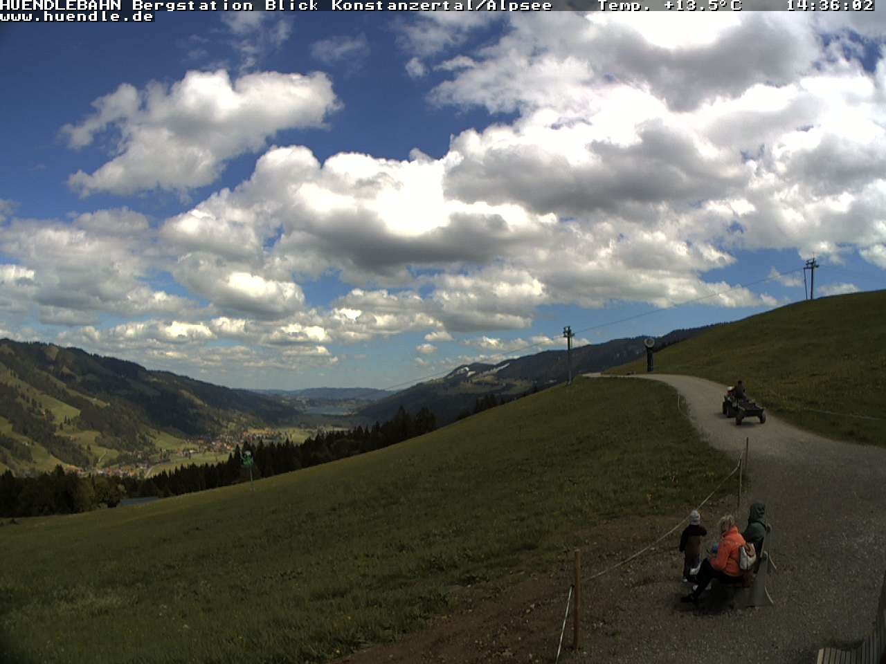 Archiv Foto Webcam Wanderweg Imbergkamm