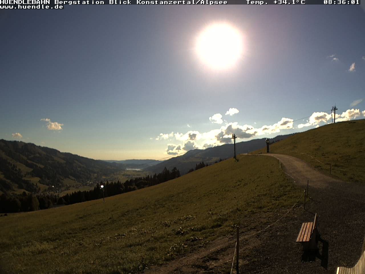 Archiv Foto Webcam Wanderweg Imbergkamm