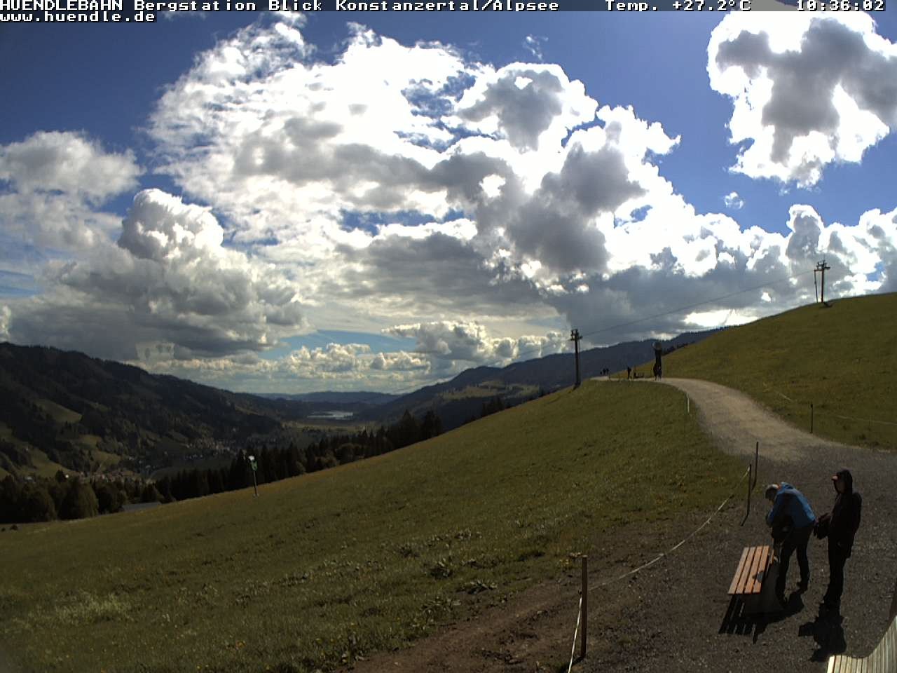 Archiv Foto Webcam Wanderweg Imbergkamm