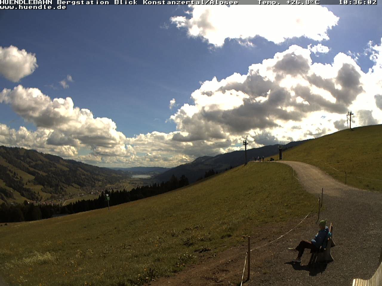Archiv Foto Webcam Wanderweg Imbergkamm