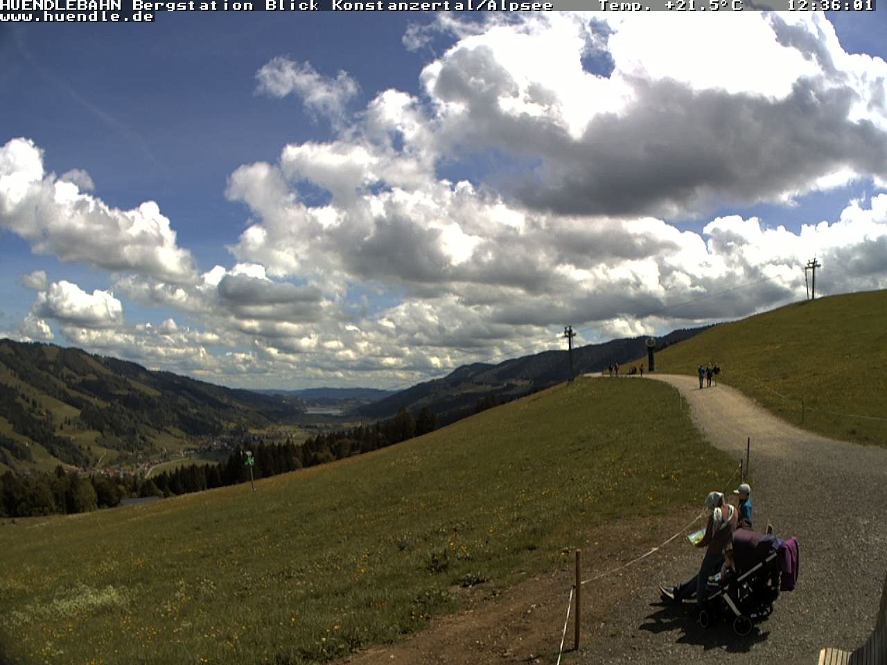 Archiv Foto Webcam Wanderweg Imbergkamm