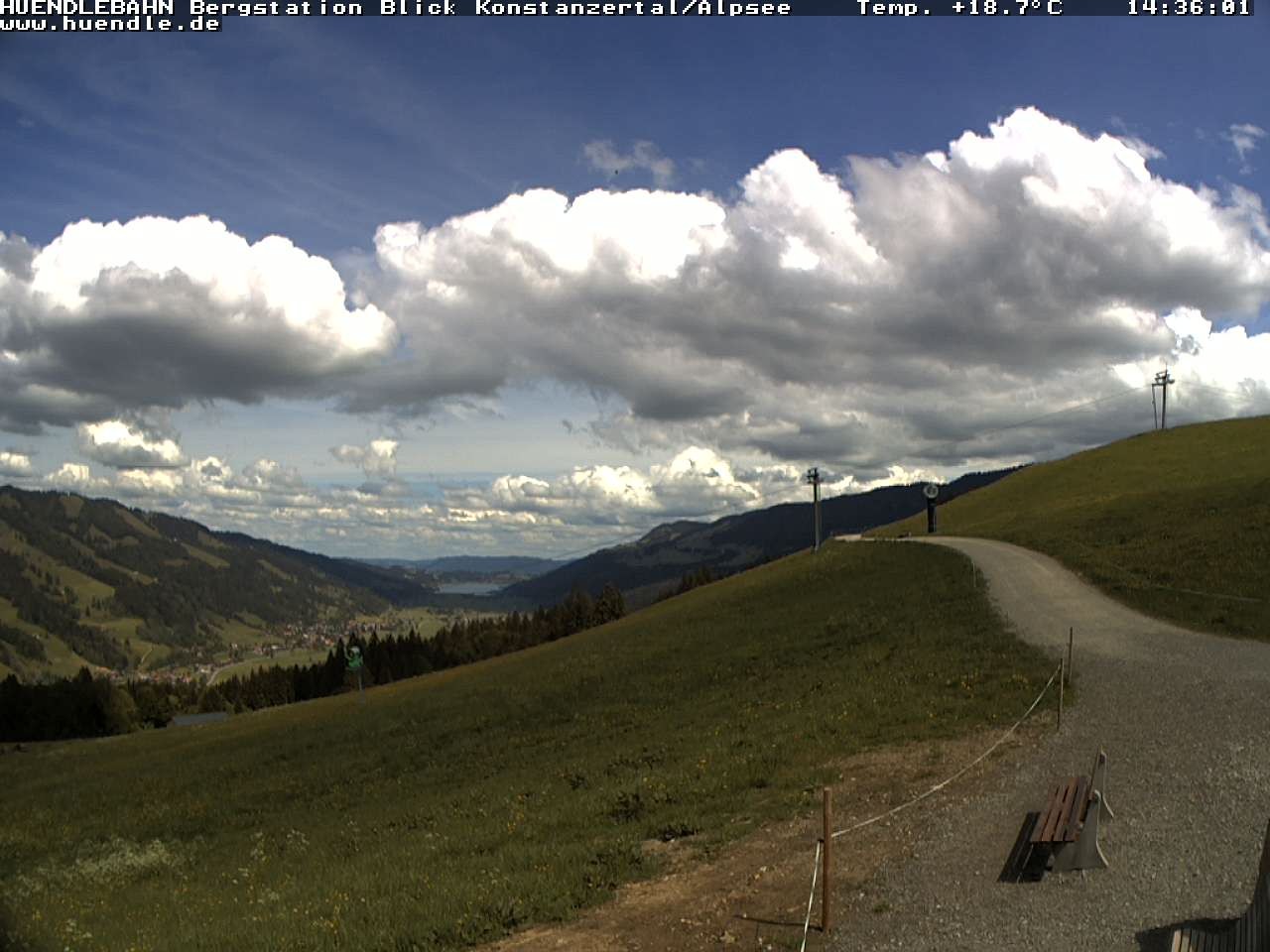 Archiv Foto Webcam Wanderweg Imbergkamm