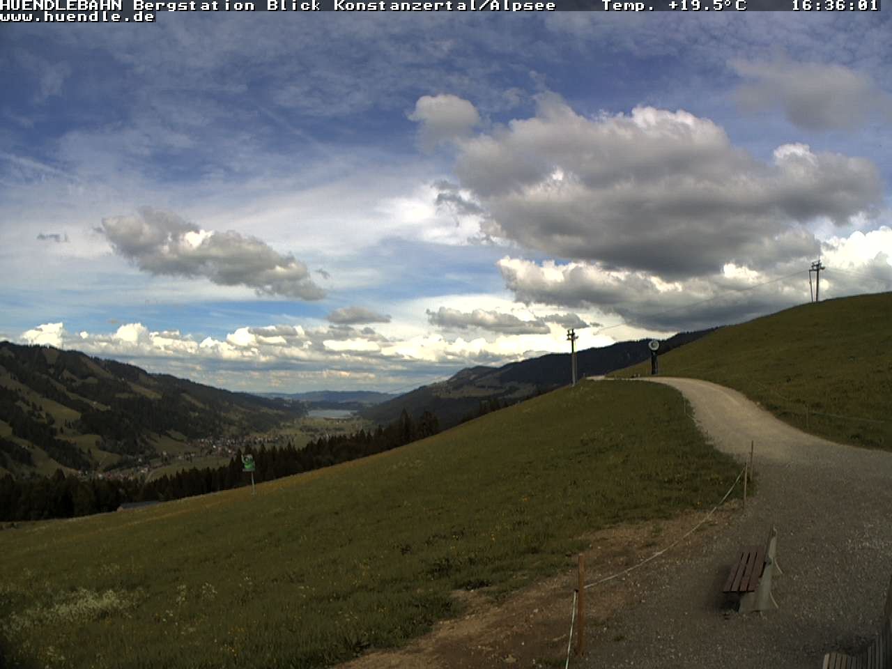 Archiv Foto Webcam Wanderweg Imbergkamm