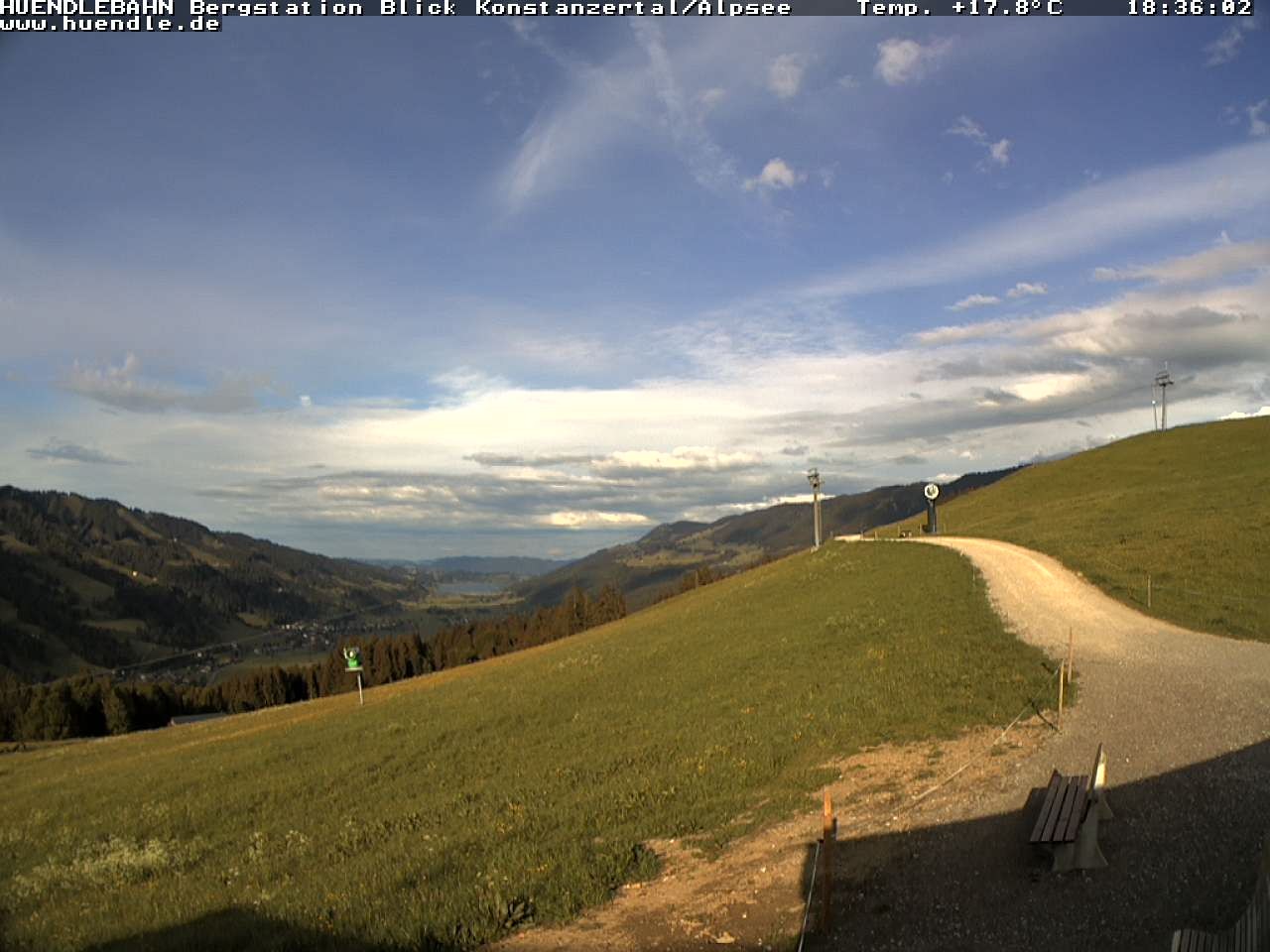 Archiv Foto Webcam Wanderweg Imbergkamm