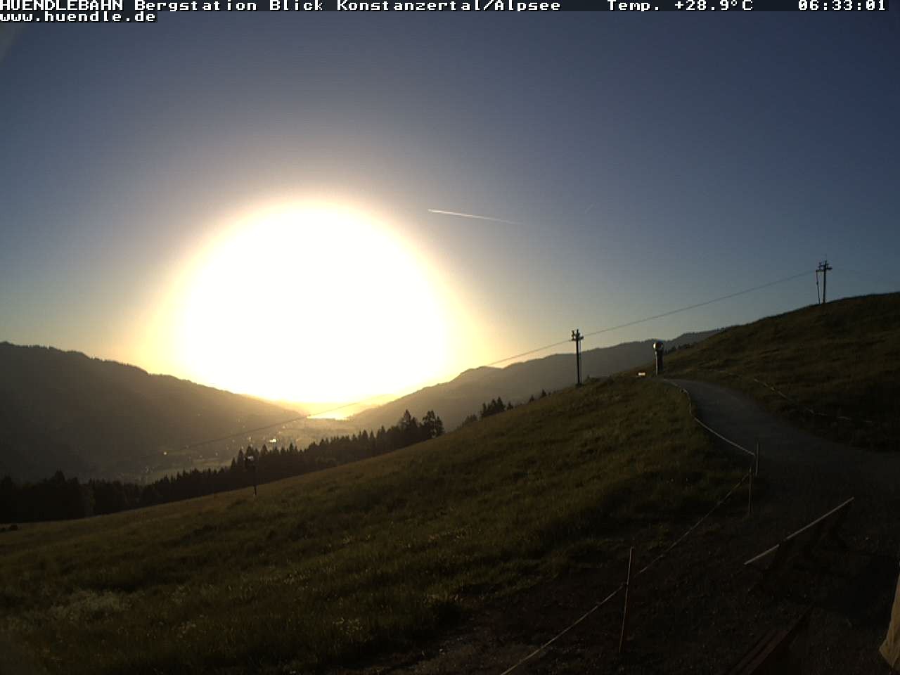 Archiv Foto Webcam Wanderweg Imbergkamm