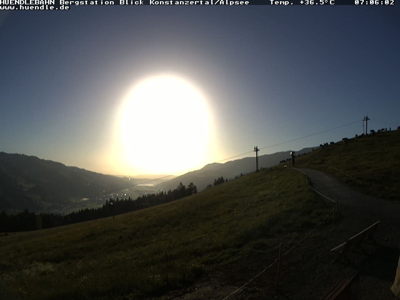 Archiv Foto Webcam Wanderweg Imbergkamm