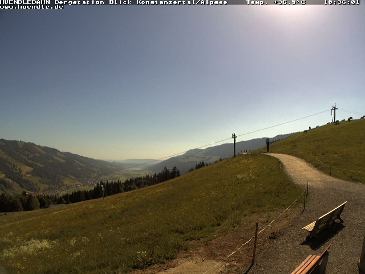 Archiv Foto Webcam Wanderweg Imbergkamm
