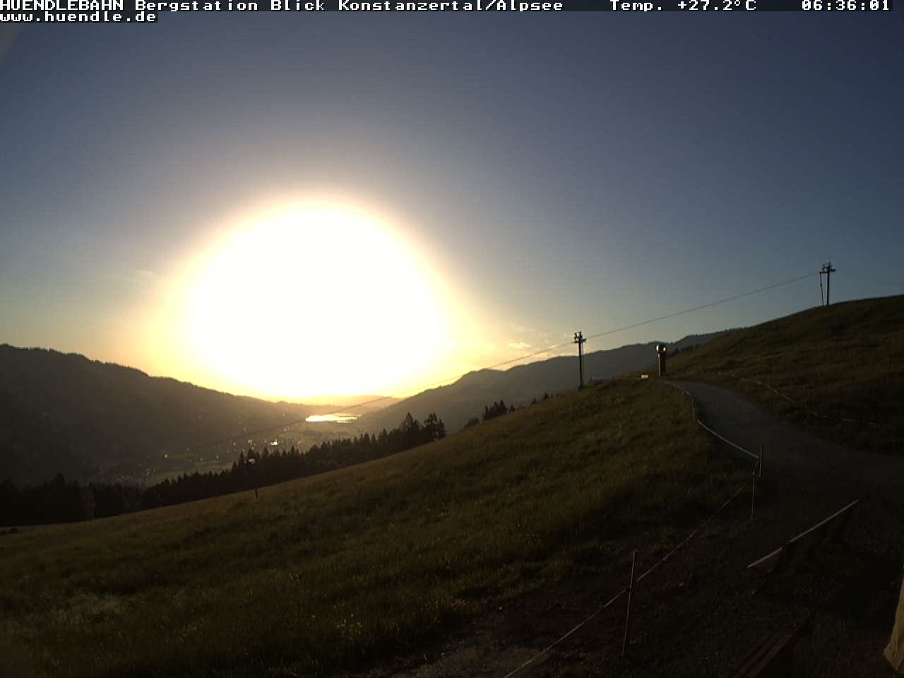 Archived image Webcam Hiking path Imbergkamm, Oberstaufen