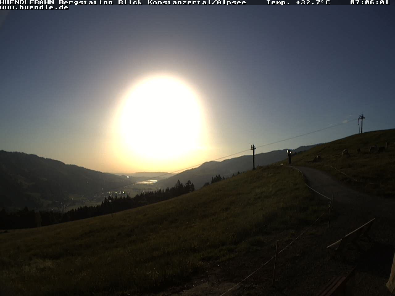 Archived image Webcam Hiking path Imbergkamm, Oberstaufen