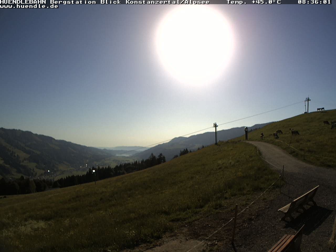 Archived image Webcam Hiking path Imbergkamm, Oberstaufen