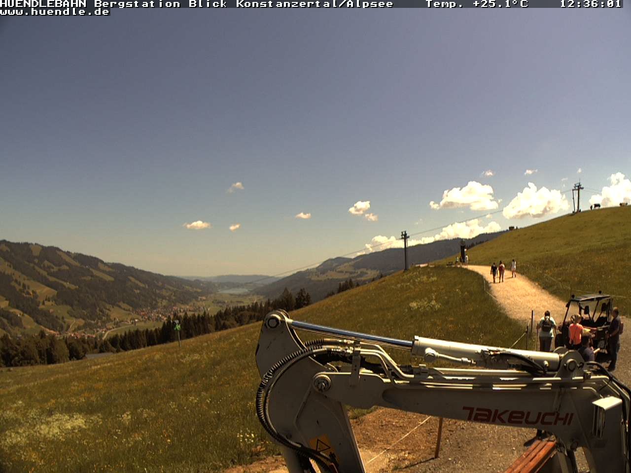 Archived image Webcam Hiking path Imbergkamm, Oberstaufen