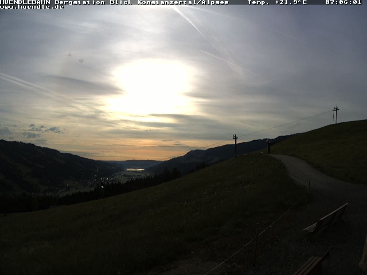 Archiv Foto Webcam Wanderweg Imbergkamm