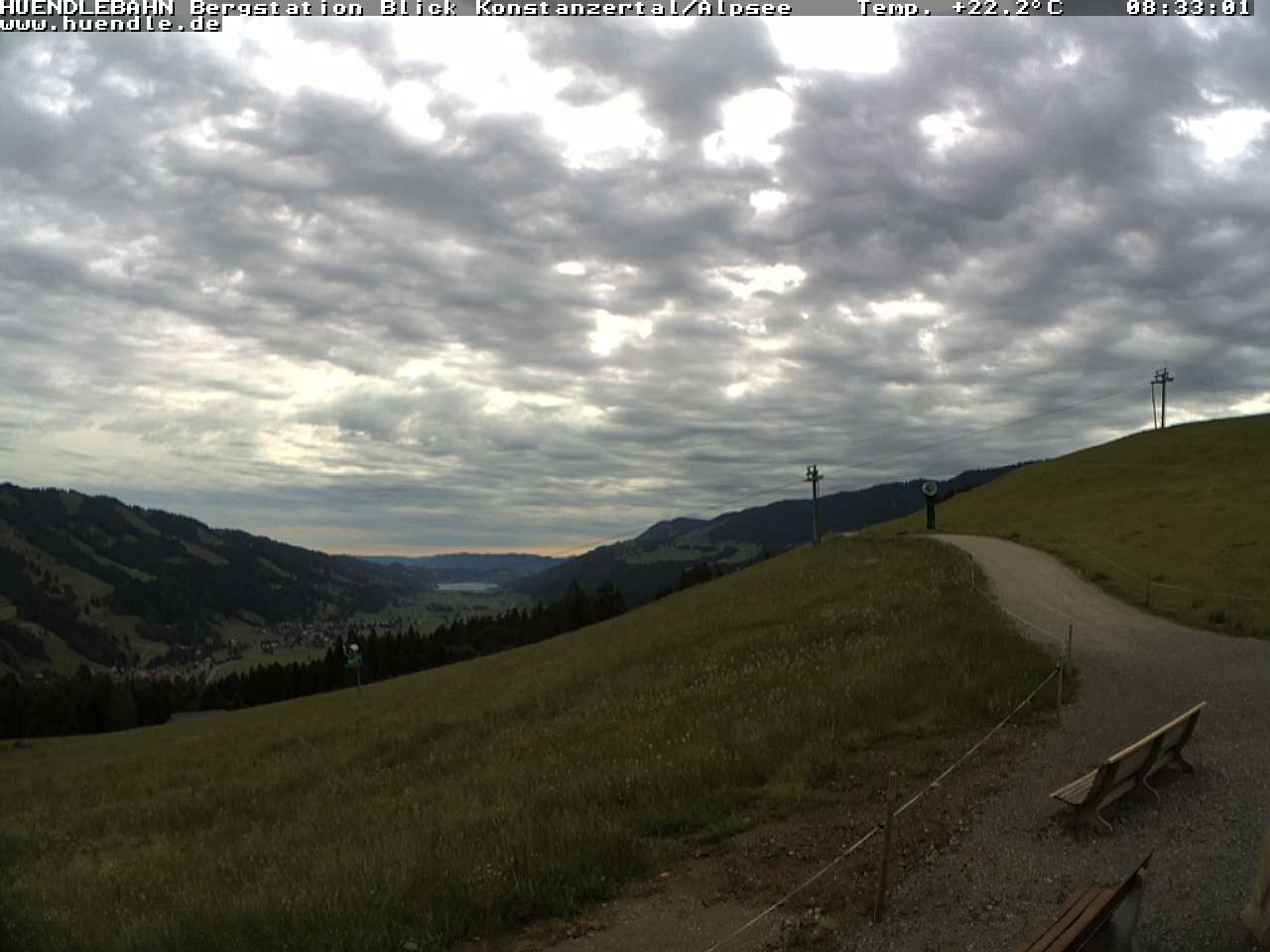 Archiv Foto Webcam Wanderweg Imbergkamm
