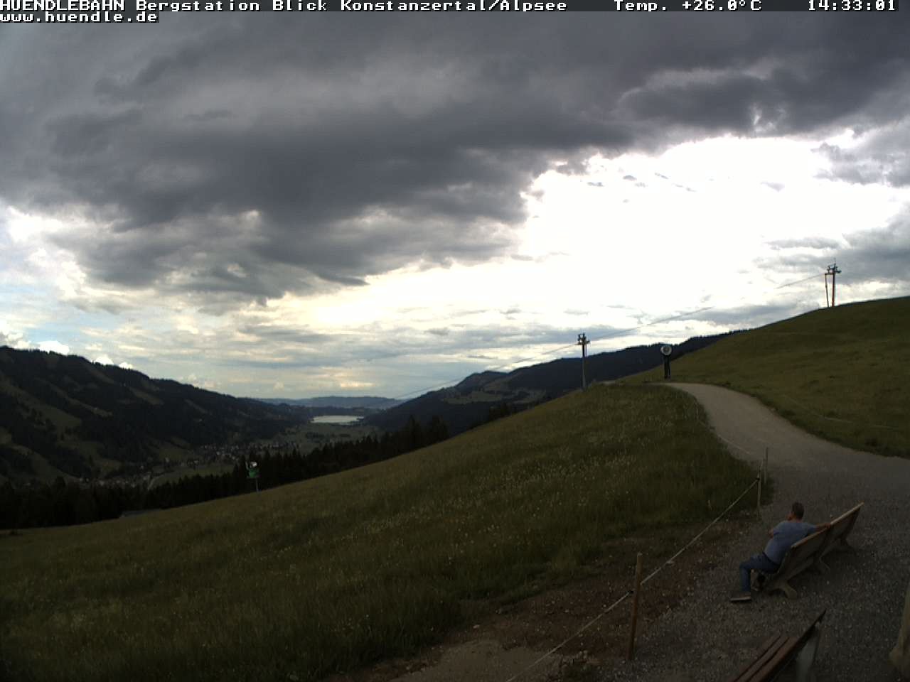 Archiv Foto Webcam Wanderweg Imbergkamm