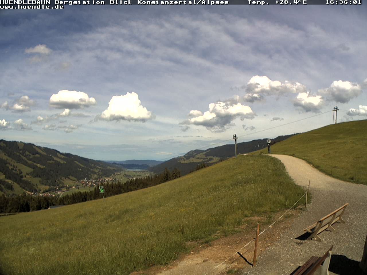 Archiv Foto Webcam Wanderweg Imbergkamm