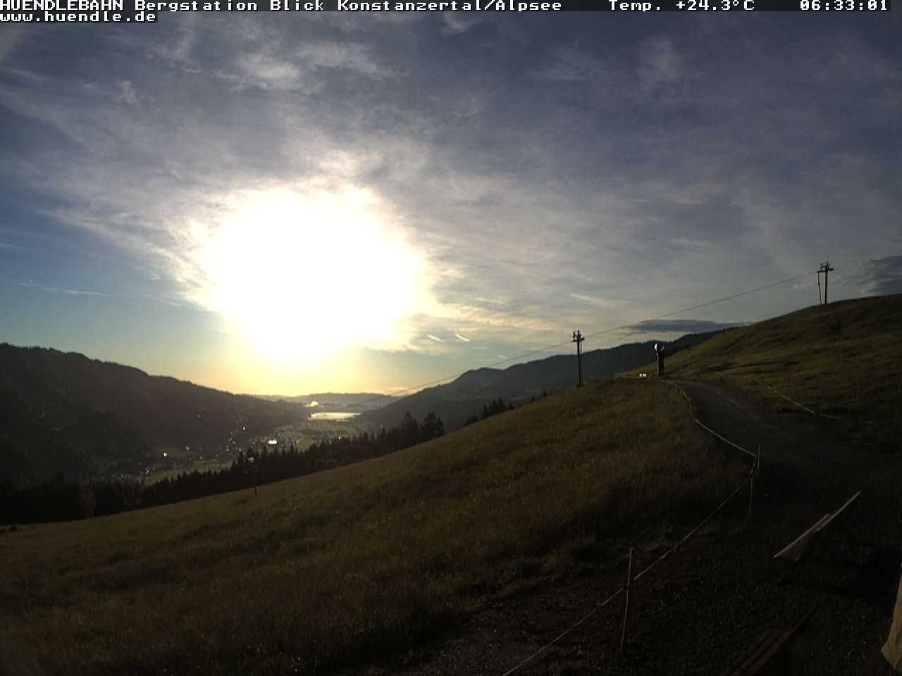 Archived image Webcam Hiking path Imbergkamm, Oberstaufen