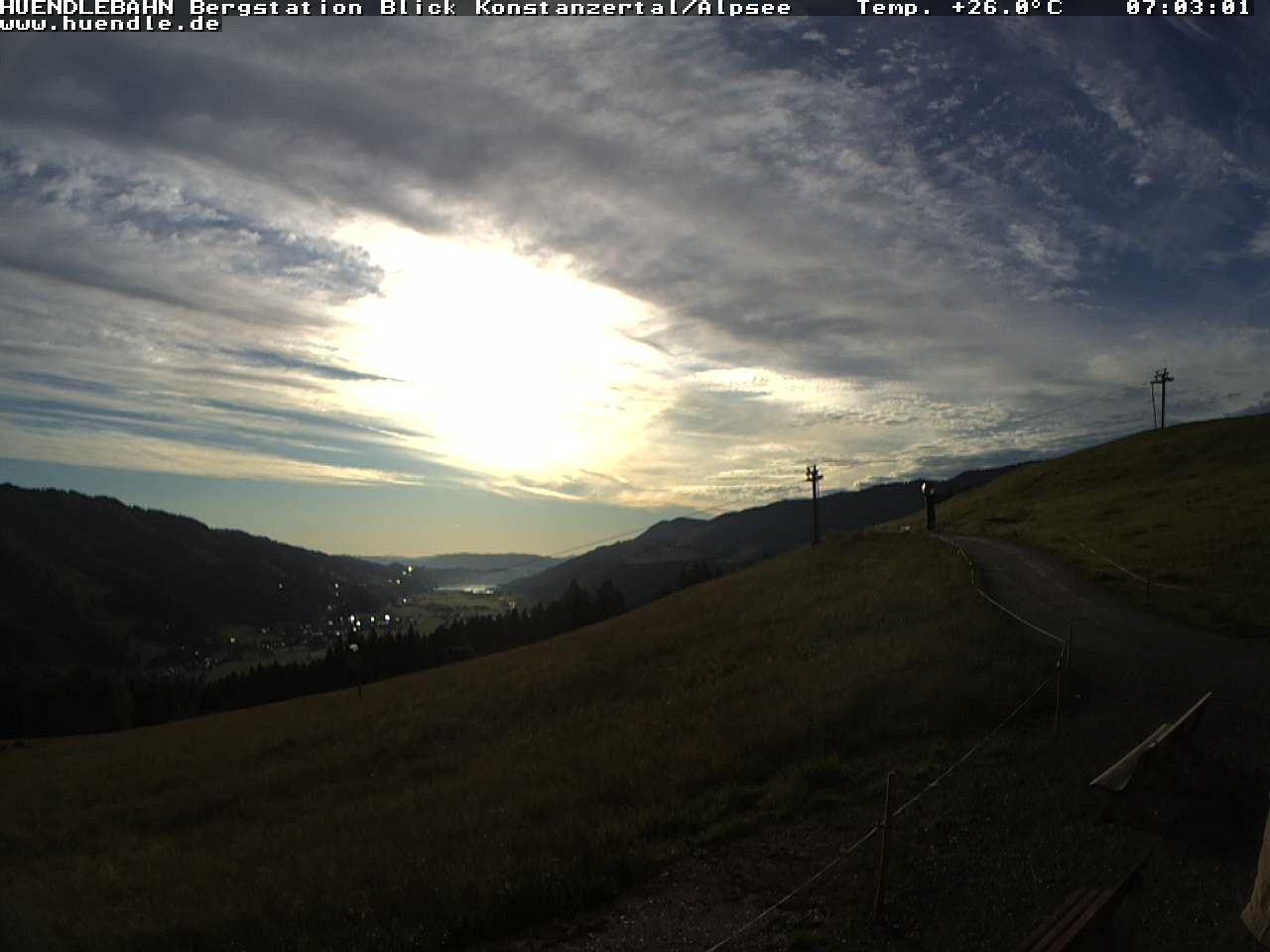 Archived image Webcam Hiking path Imbergkamm, Oberstaufen