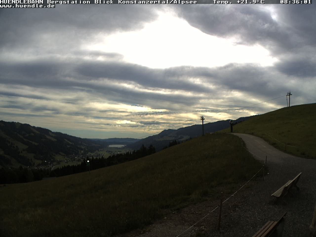 Archived image Webcam Hiking path Imbergkamm, Oberstaufen