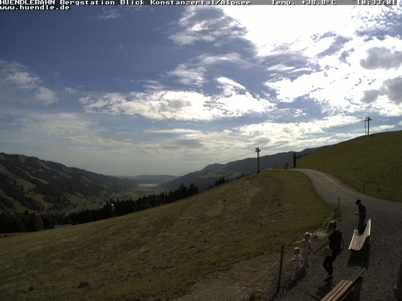 Archiv Foto Webcam Wanderweg Imbergkamm