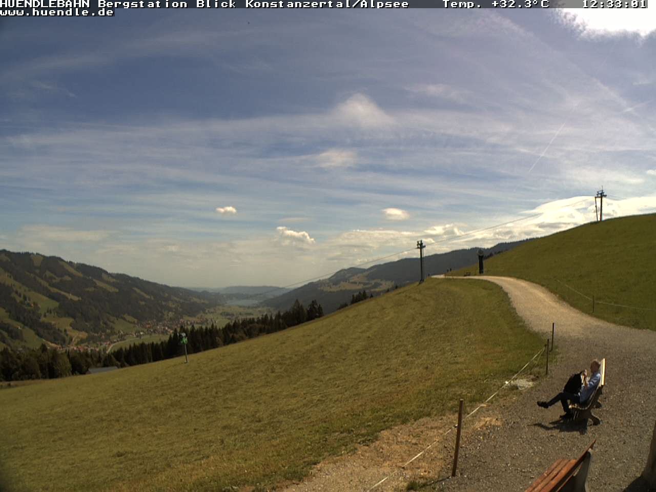 Archiv Foto Webcam Wanderweg Imbergkamm
