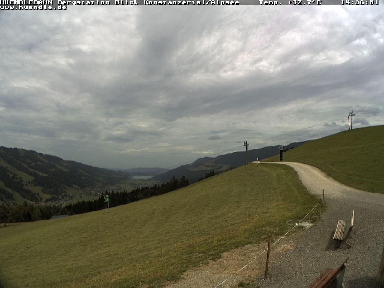 Archiv Foto Webcam Wanderweg Imbergkamm
