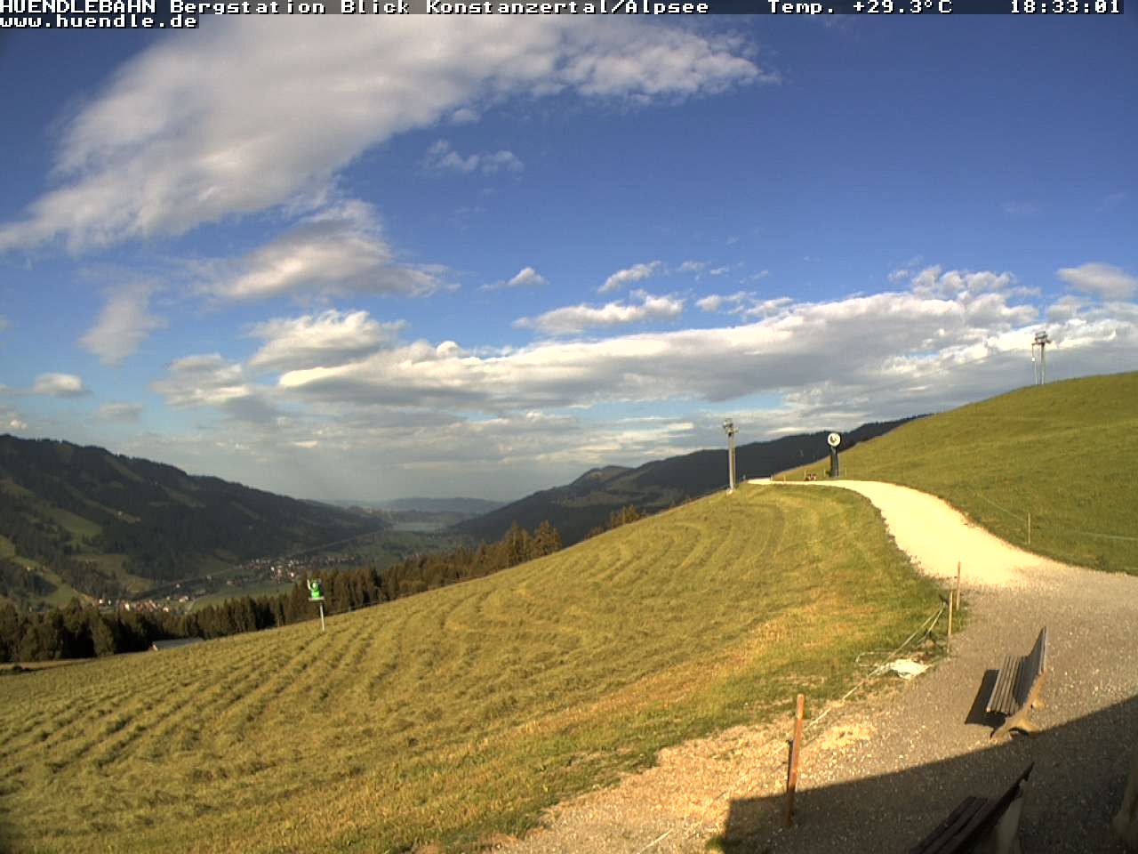 Archiv Foto Webcam Wanderweg Imbergkamm
