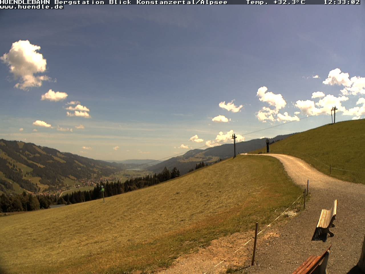 Archiv Foto Webcam Wanderweg Imbergkamm