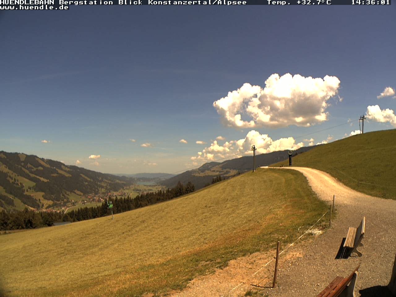 Archiv Foto Webcam Wanderweg Imbergkamm