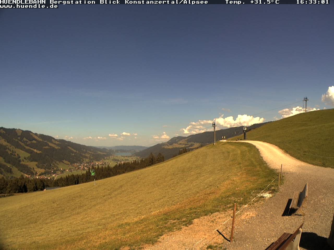 Archiv Foto Webcam Wanderweg Imbergkamm