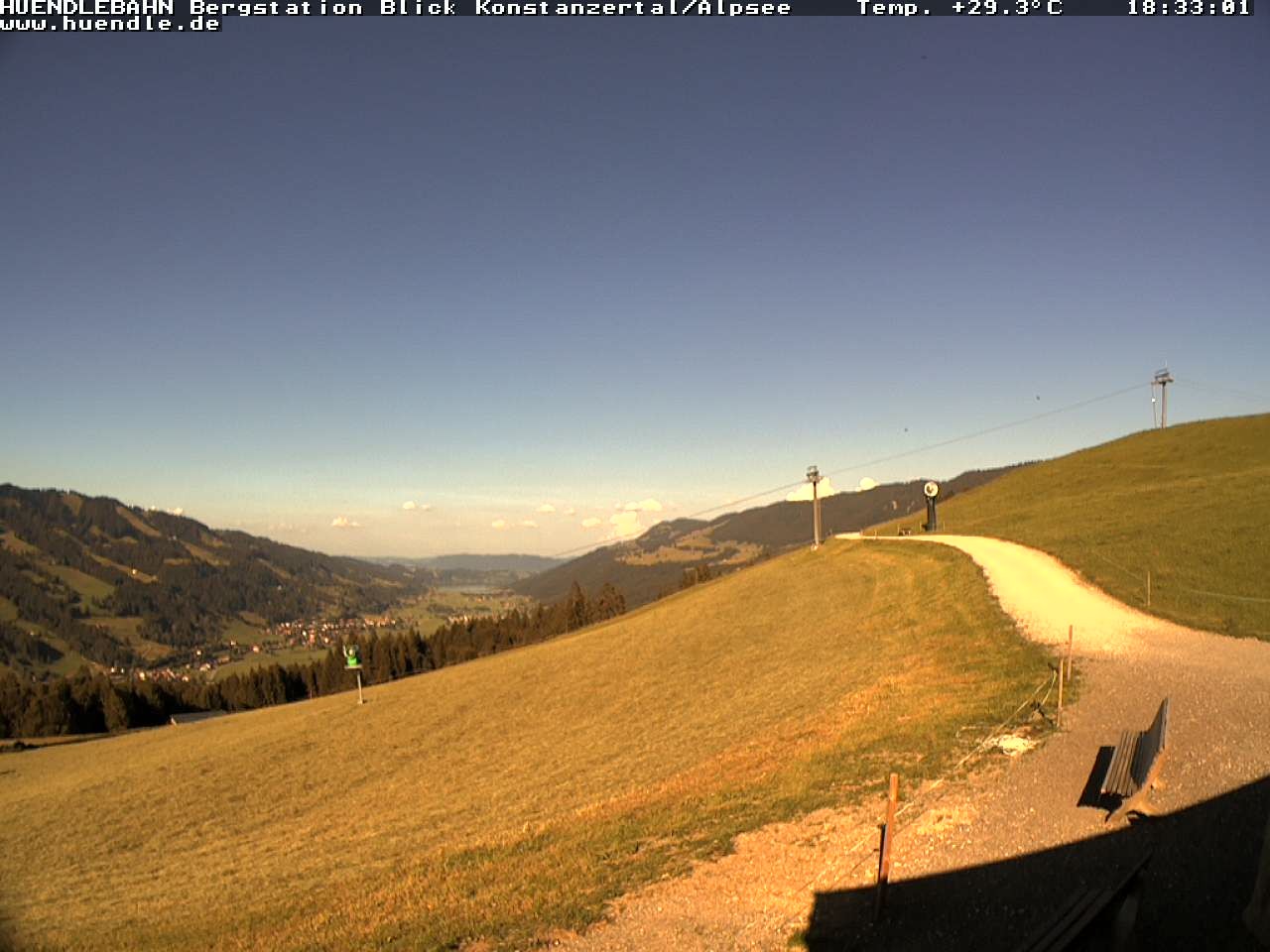Archiv Foto Webcam Wanderweg Imbergkamm