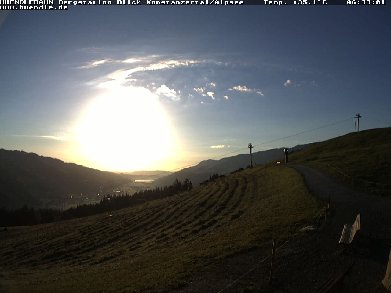 Archived image Webcam Hiking path Imbergkamm, Oberstaufen