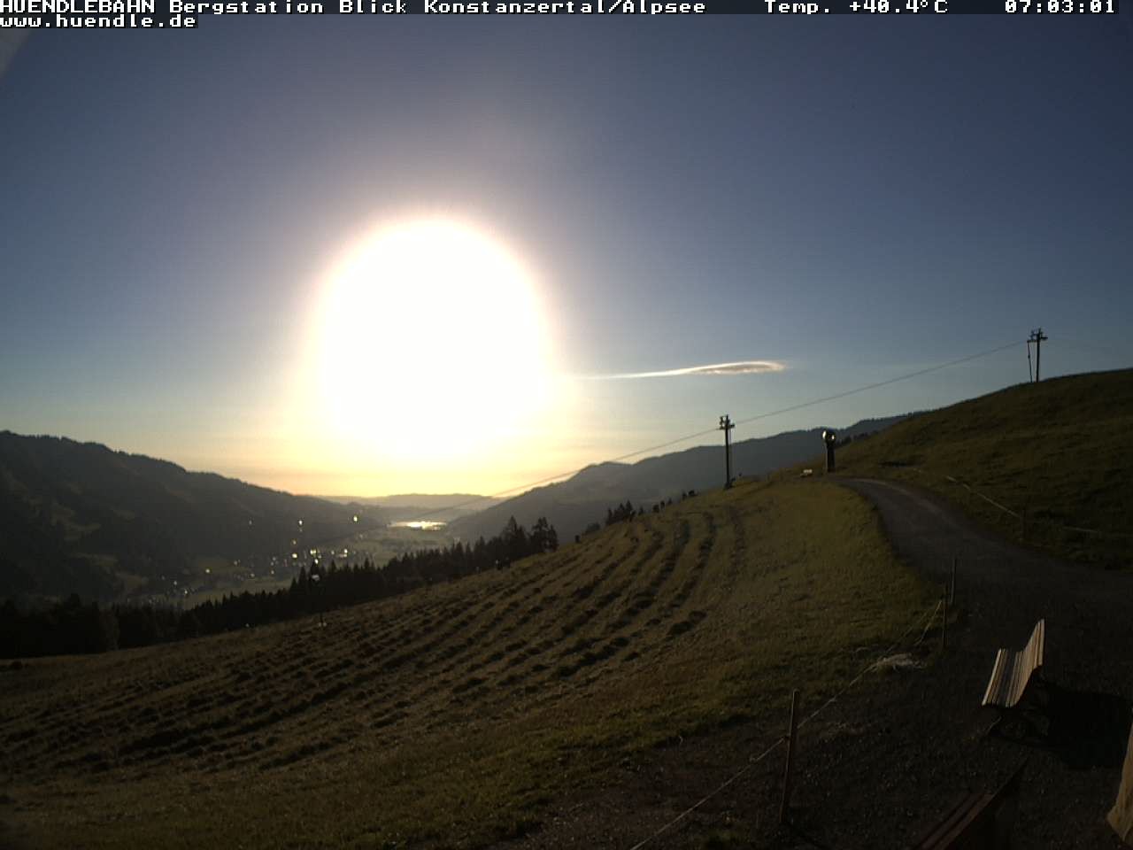 Archiv Foto Webcam Wanderweg Imbergkamm