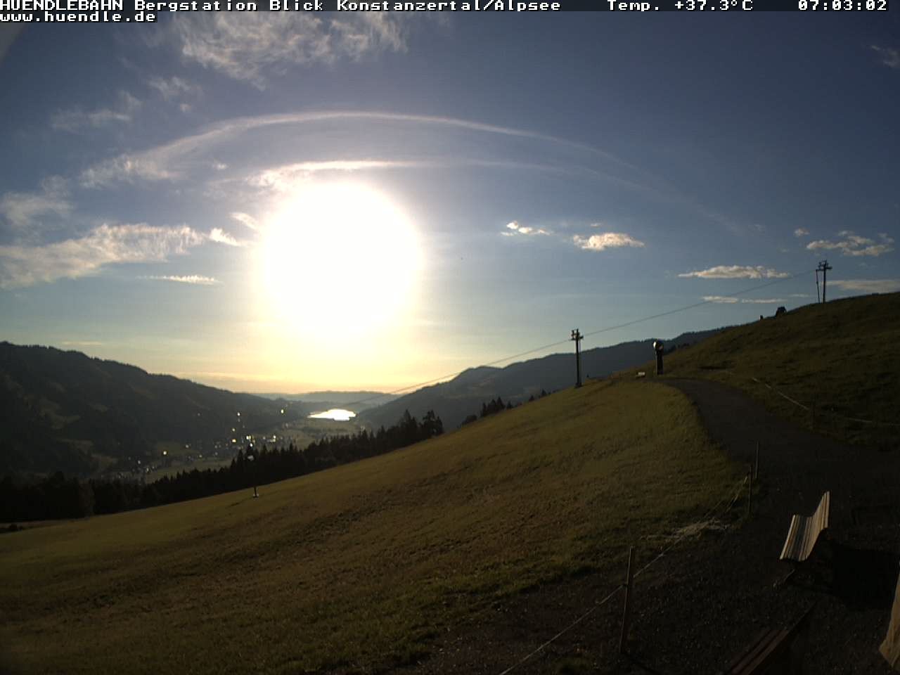 Archiv Foto Webcam Wanderweg Imbergkamm