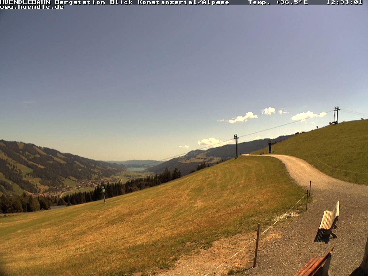 Archiv Foto Webcam Wanderweg Imbergkamm