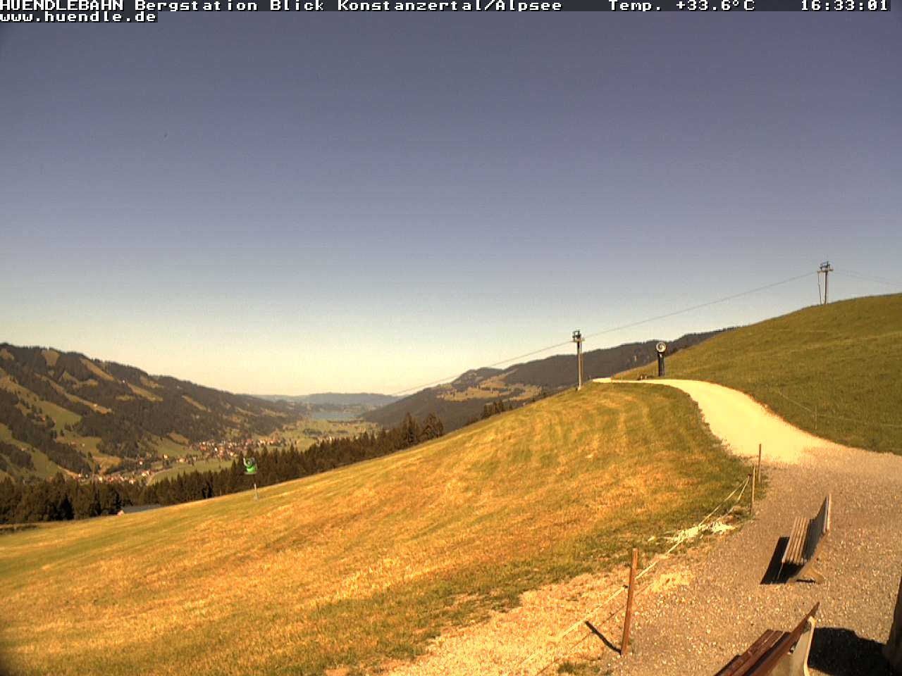 Archiv Foto Webcam Wanderweg Imbergkamm