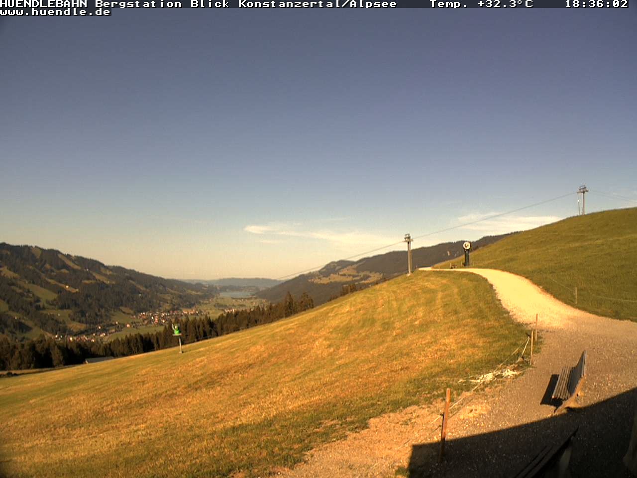 Archiv Foto Webcam Wanderweg Imbergkamm
