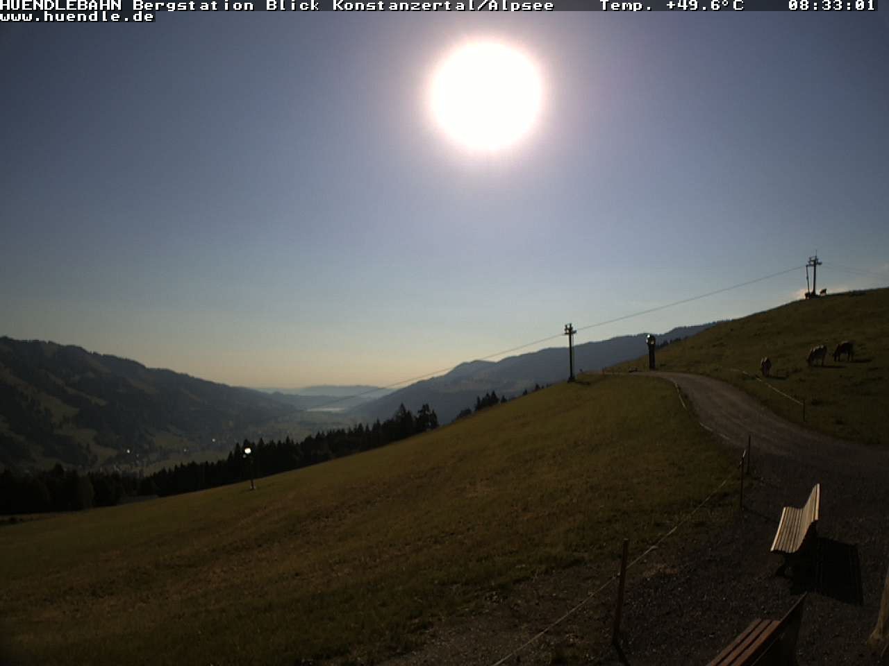 Archiv Foto Webcam Wanderweg Imbergkamm