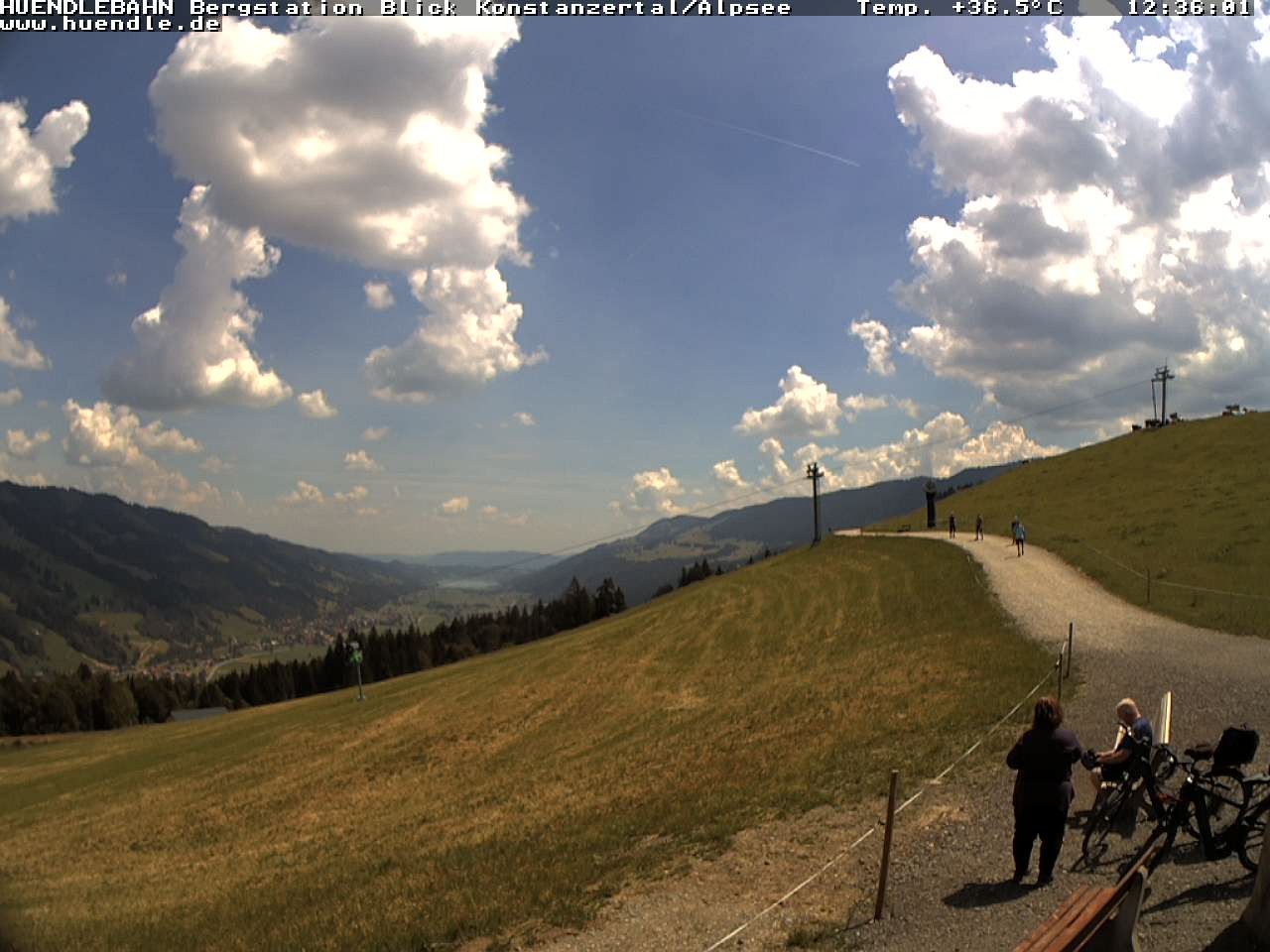 Archiv Foto Webcam Wanderweg Imbergkamm