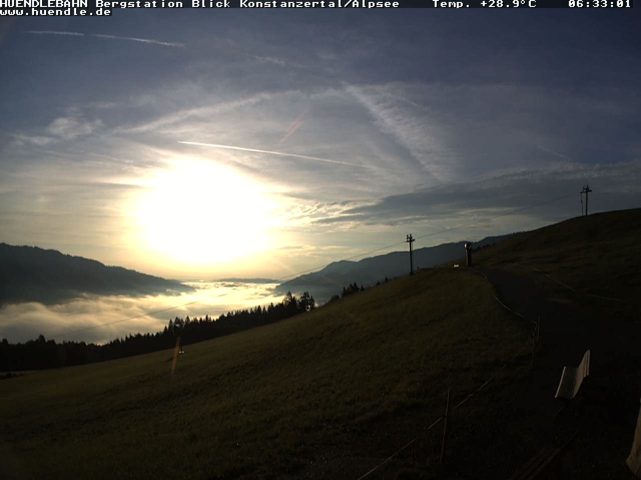 Archived image Webcam Hiking path Imbergkamm, Oberstaufen