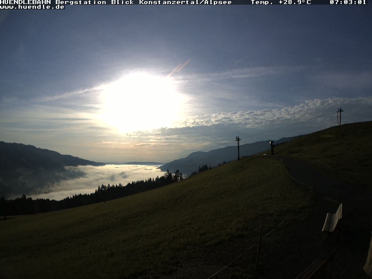 Archived image Webcam Hiking path Imbergkamm, Oberstaufen