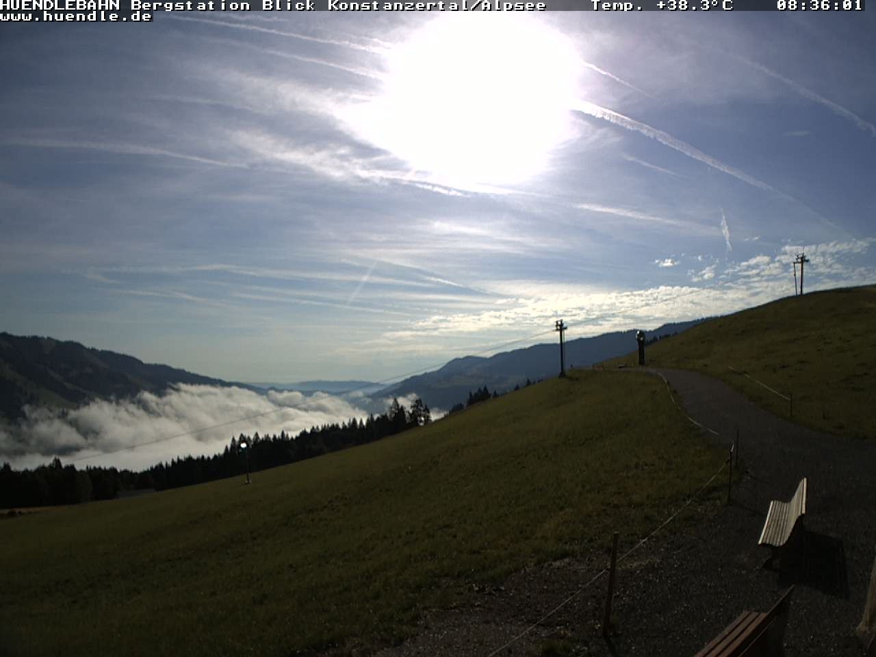 Archived image Webcam Hiking path Imbergkamm, Oberstaufen