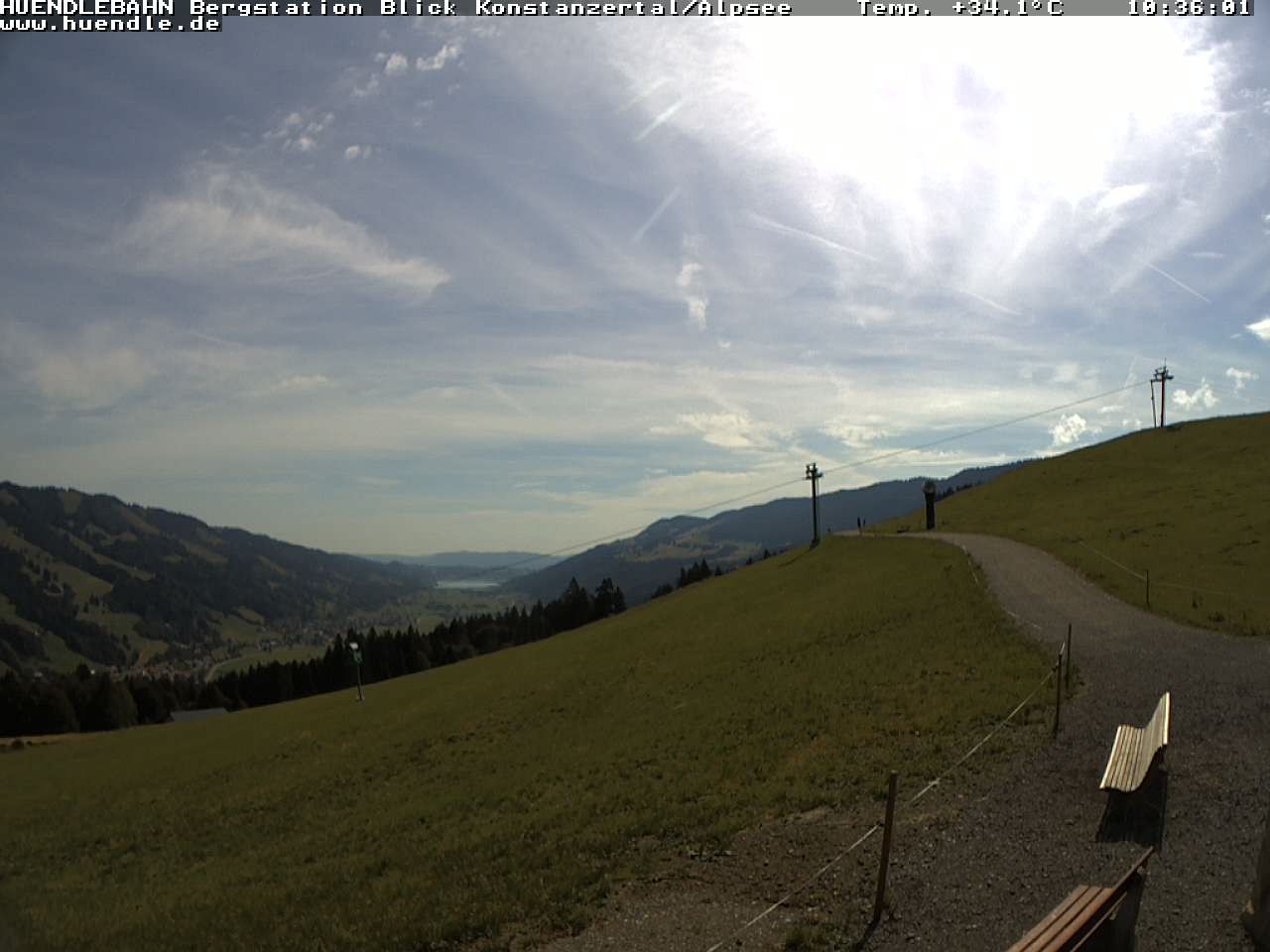 Archived image Webcam Hiking path Imbergkamm, Oberstaufen