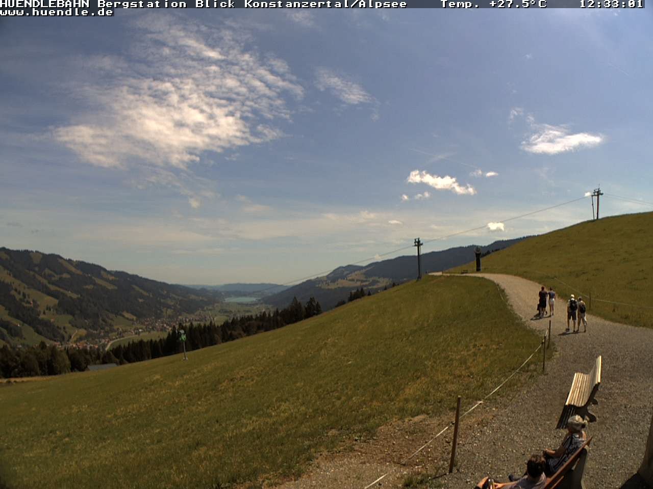 Archived image Webcam Hiking path Imbergkamm, Oberstaufen