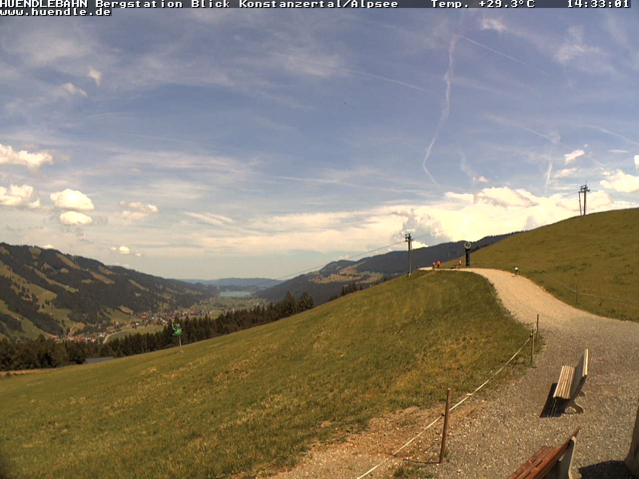 Archiv Foto Webcam Wanderweg Imbergkamm