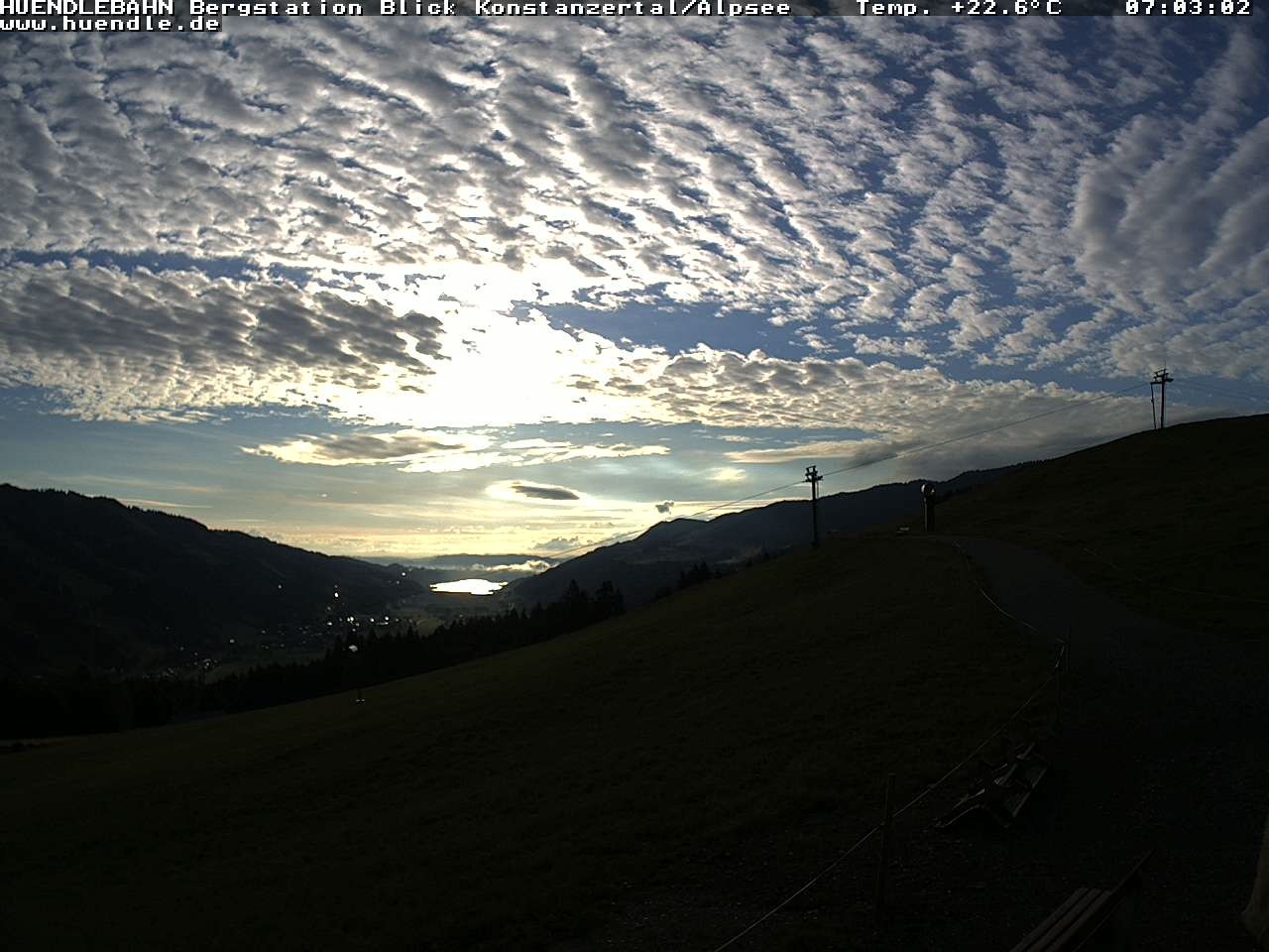 Archived image Webcam Hiking path Imbergkamm, Oberstaufen