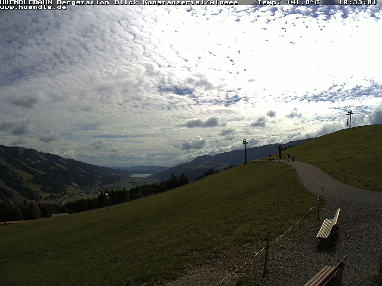 Archived image Webcam Hiking path Imbergkamm, Oberstaufen