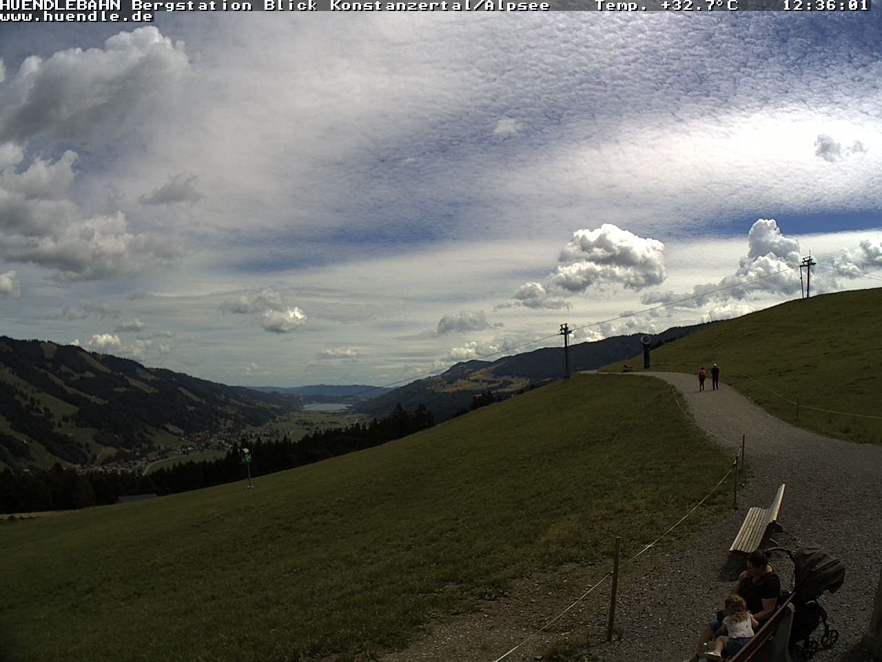Archived image Webcam Hiking path Imbergkamm, Oberstaufen