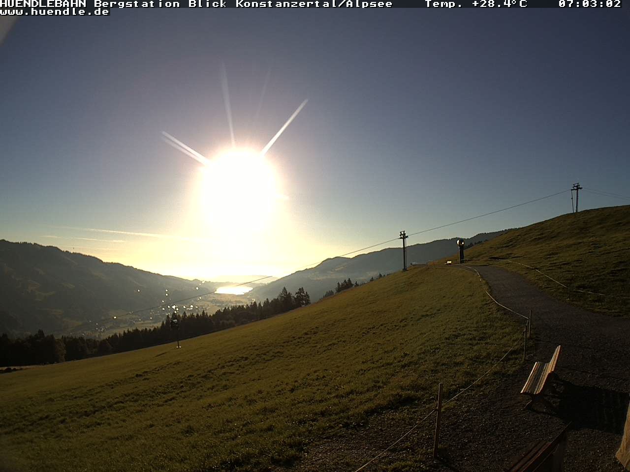 Archiv Foto Webcam Wanderweg Imbergkamm